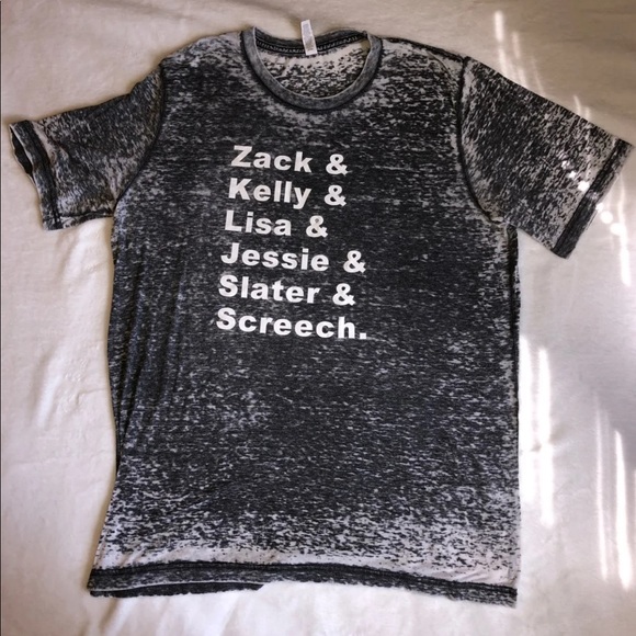 Bella Canvas Tops - Saved By The Bell Graphic Tee - Size L